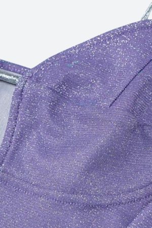 Quick Outfits, Modest Fashion Outfits Ideas Glitter Cut Out Mini Dress