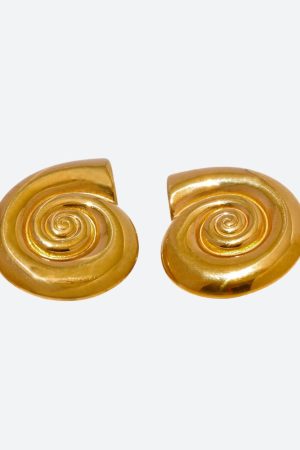 Quick Outfits, Modest Fashion Outfits Ideas Gold Sea Shell Necklace & Earrings