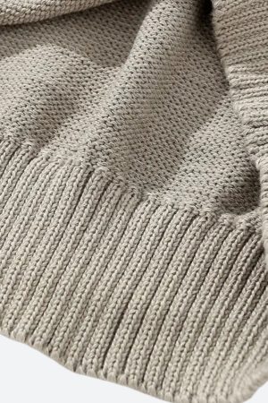 Quick Outfits, Modest Fashion Outfits Ideas Goth Angel Knitted Sweater