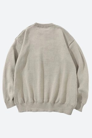 Quick Outfits, Modest Fashion Outfits Ideas Goth Angel Knitted Sweater