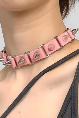 Quick Outfits, Modest Fashion Outfits Ideas Goth Barbed Choker Collar Necklace