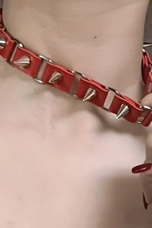 Quick Outfits, Modest Fashion Outfits Ideas Goth Barbed Choker Collar Necklace