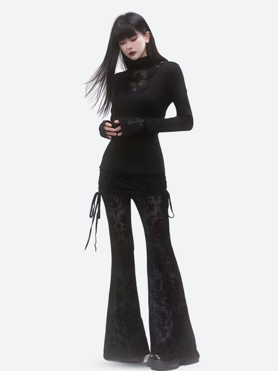 Quick Outfits, Modest Fashion Outfits Ideas Goth Cross Top Quick Outfits, Modest Fashion Outfits Ideas Goth Cross Top