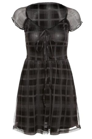 Quick Outfits, Modest Fashion Outfits Ideas Goth Plaid Mini Dress