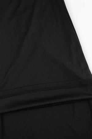 Quick Outfits, Modest Fashion Outfits Ideas Goth Ruched Flower Flare Pants