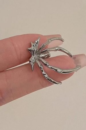 Quick Outfits, Modest Fashion Outfits Ideas Goth Spider Earcuff