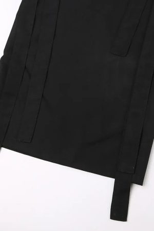 Quick Outfits, Modest Fashion Outfits Ideas Gothic Lace Up Flare Pants