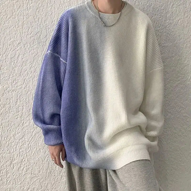 Quick Outfits, Modest Fashion Outfits Ideas Gradient Sweater Quick Outfits, Modest Fashion Outfits Ideas Gradient Sweater