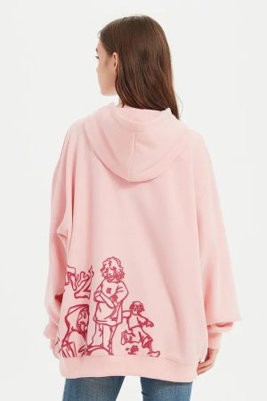 Quick Outfits, Modest Fashion Outfits Ideas Graphic Printed Hoodie