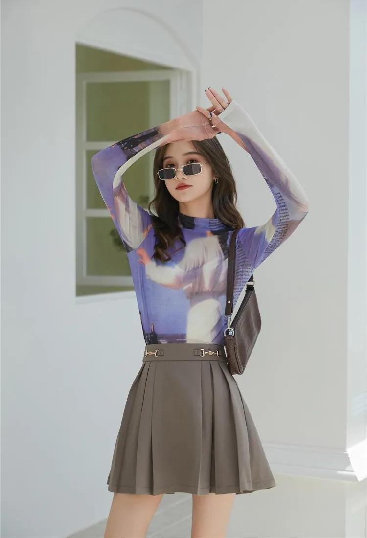 Quick Outfits, Modest Fashion Outfits Ideas Graphic Women Printed Mesh Top Quick Outfits, Modest Fashion Outfits Ideas Graphic Women Printed Mesh Top