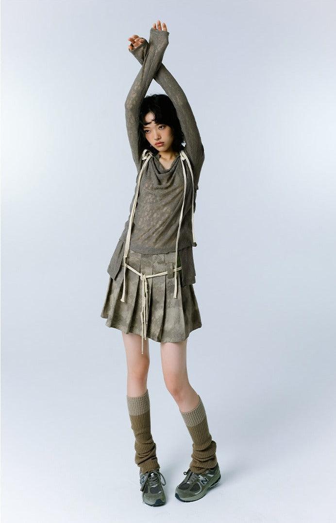 Quick Outfits, Modest Fashion Outfits Ideas Grunge Asymmetric Long Sleeve Lace Top Quick Outfits, Modest Fashion Outfits Ideas Grunge Asymmetric Long Sleeve Lace Top