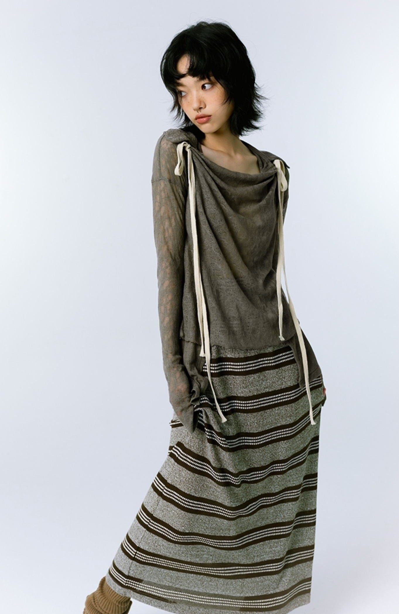 Quick Outfits, Modest Fashion Outfits Ideas Grunge Asymmetric Long Sleeve Lace Top Quick Outfits, Modest Fashion Outfits Ideas Grunge Asymmetric Long Sleeve Lace Top