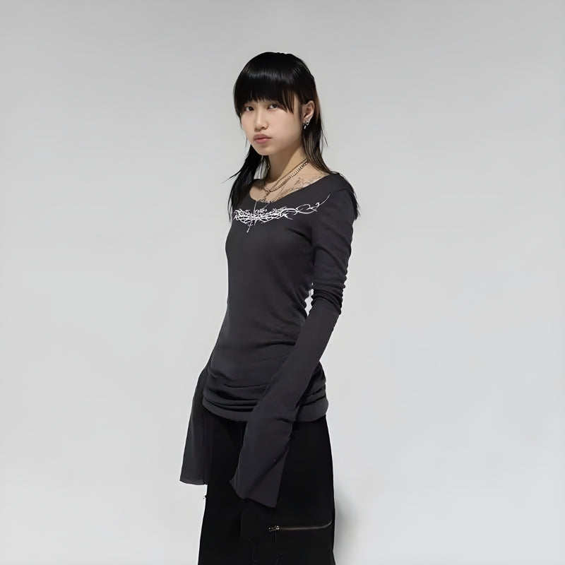 Quick Outfits, Modest Fashion Outfits Ideas Grunge Barbed Wire Top Quick Outfits, Modest Fashion Outfits Ideas Grunge Barbed Wire Top