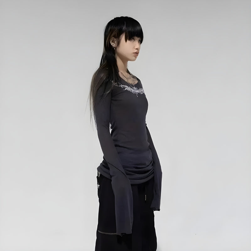 Quick Outfits, Modest Fashion Outfits Ideas Grunge Barbed Wire Top Quick Outfits, Modest Fashion Outfits Ideas Grunge Barbed Wire Top