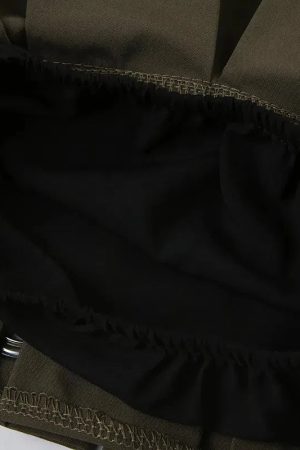 Quick Outfits, Modest Fashion Outfits Ideas Grunge Belted Extra Mini Skirt