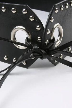 Quick Outfits, Modest Fashion Outfits Ideas Grunge Belted Extra Mini Skirt