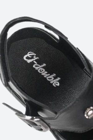 Quick Outfits, Modest Fashion Outfits Ideas Grunge Belted Platform Sandals