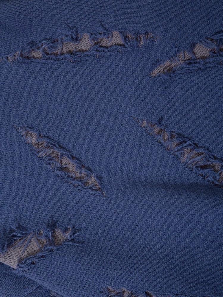 Quick Outfits, Modest Fashion Outfits Ideas Grunge Claw Distressed Knitted Sweater Quick Outfits, Modest Fashion Outfits Ideas Grunge Claw Distressed Knitted Sweater