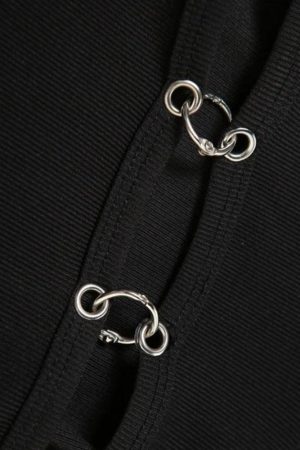 Quick Outfits, Modest Fashion Outfits Ideas Grunge Cut Out Hooded Top