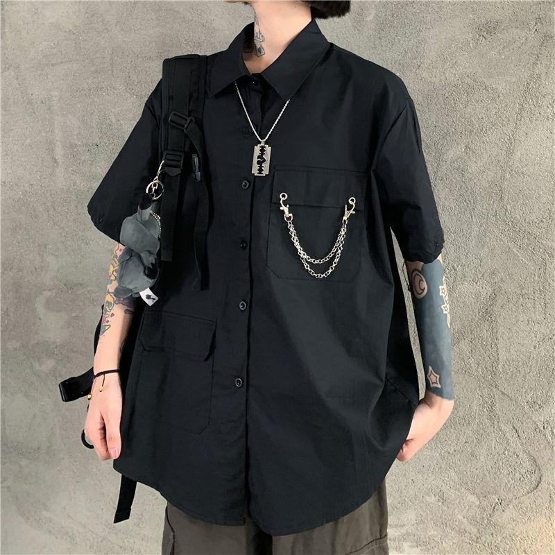 Quick Outfits, Modest Fashion Outfits Ideas Grunge Detachable Sleeve Shirt Quick Outfits, Modest Fashion Outfits Ideas Grunge Detachable Sleeve Shirt