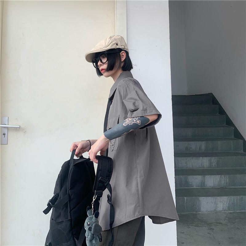 Quick Outfits, Modest Fashion Outfits Ideas Grunge Detachable Sleeve Shirt Quick Outfits, Modest Fashion Outfits Ideas Grunge Detachable Sleeve Shirt