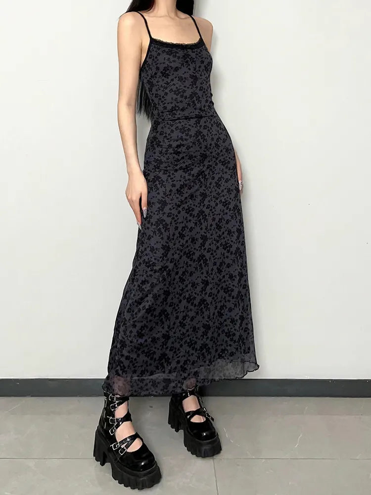 Quick Outfits, Modest Fashion Outfits Ideas Grunge Floral Printed Maxi Dress Quick Outfits, Modest Fashion Outfits Ideas Grunge Floral Printed Maxi Dress