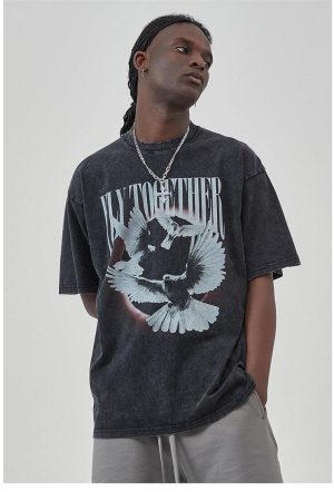 Quick Outfits, Modest Fashion Outfits Ideas Grunge Fly Together Tee