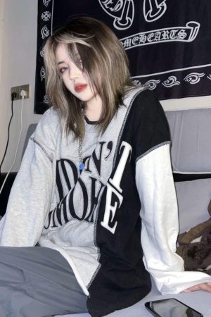 Quick Outfits, Modest Fashion Outfits Ideas Grunge I Don't Smoke Tee