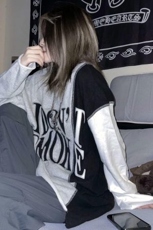 Quick Outfits, Modest Fashion Outfits Ideas Grunge I Don't Smoke Tee