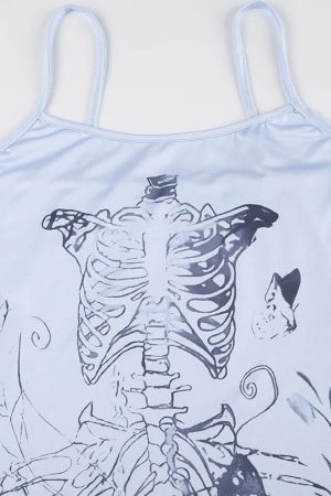 Quick Outfits, Modest Fashion Outfits Ideas Grunge Mermaid Skeleton Maxi Dress