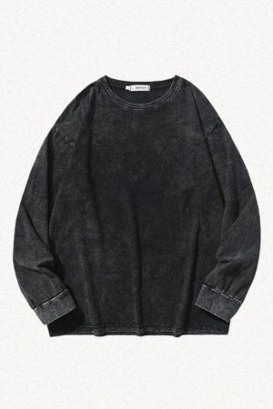 Quick Outfits, Modest Fashion Outfits Ideas Grunge Oversized Distressed Basic Tee