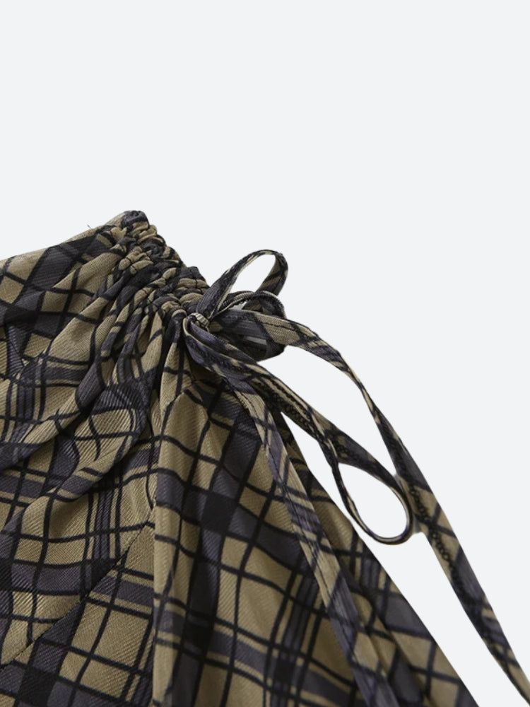 Quick Outfits, Modest Fashion Outfits Ideas Grunge Plaid Mesh Midi Skirt Quick Outfits, Modest Fashion Outfits Ideas Grunge Plaid Mesh Midi Skirt