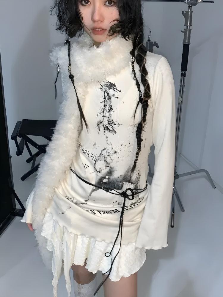 Quick Outfits, Modest Fashion Outfits Ideas Grunge Rope Belted Top Quick Outfits, Modest Fashion Outfits Ideas Grunge Rope Belted Top