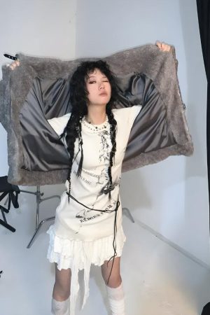 Quick Outfits, Modest Fashion Outfits Ideas Grunge Rope Belted Top