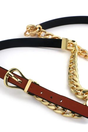 Quick Outfits, Modest Fashion Outfits Ideas Half Belted Chain Necklace