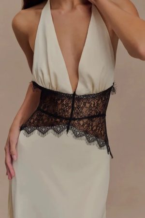 Quick Outfits, Modest Fashion Outfits Ideas Halter Neck Backless Maxi Dress