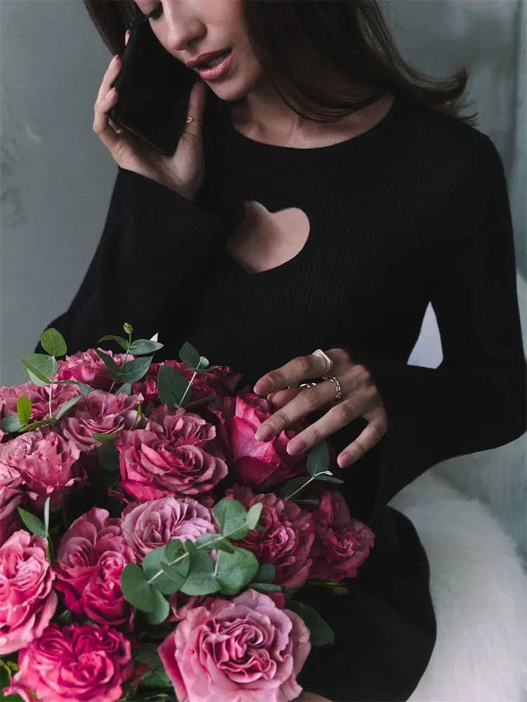 Quick Outfits, Modest Fashion Outfits Ideas Heart Cut Out Corduroy Top Quick Outfits, Modest Fashion Outfits Ideas Heart Cut Out Corduroy Top