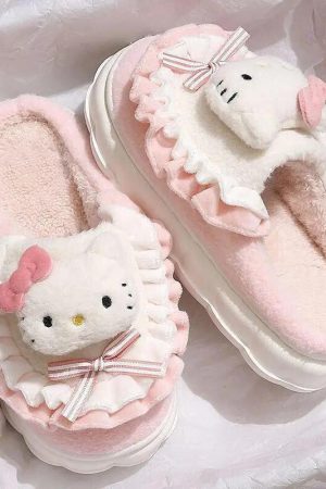 Quick Outfits, Modest Fashion Outfits Ideas Hello Kitty Slippers