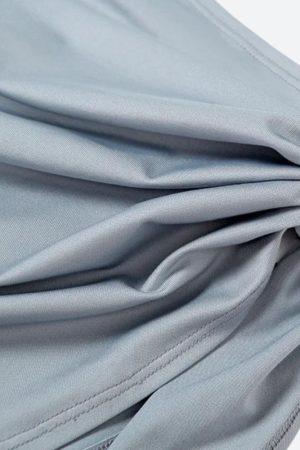 Quick Outfits, Modest Fashion Outfits Ideas High Cut Swimsuit & Skirt Two Piece Set