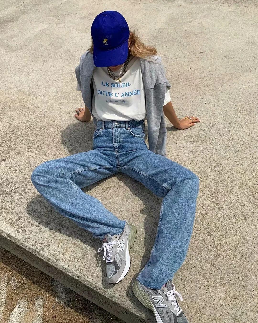 Quick Outfits, Modest Fashion Outfits Ideas High Waist Casual Washed Jeans Quick Outfits, Modest Fashion Outfits Ideas High Waist Casual Washed Jeans