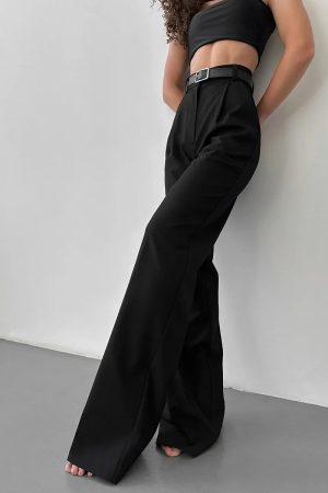 Quick Outfits, Modest Fashion Outfits Ideas High Waisted Tailored Pants