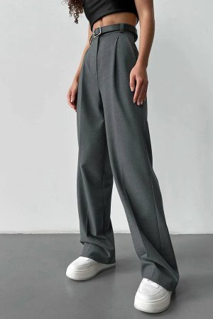 Quick Outfits, Modest Fashion Outfits Ideas High Waisted Tailored Pants