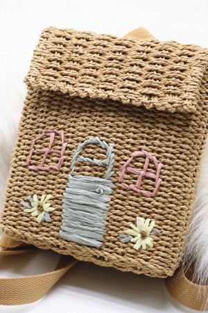 Quick Outfits, Modest Fashion Outfits Ideas Home Design Straw Backpack