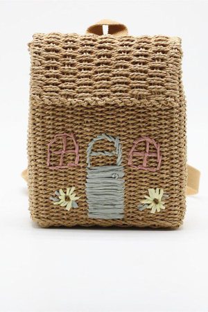 Quick Outfits, Modest Fashion Outfits Ideas Home Design Straw Backpack