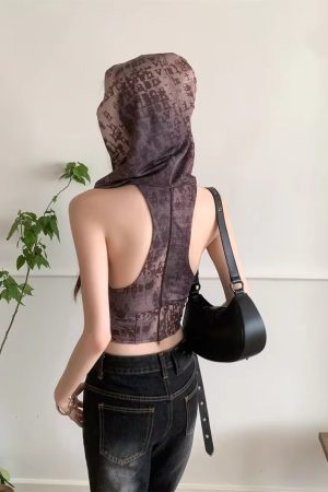 Quick Outfits, Modest Fashion Outfits Ideas Hooded Corset Top