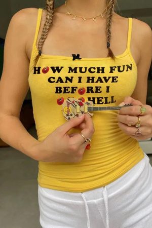 Quick Outfits, Modest Fashion Outfits Ideas How Much Fun Tank Top