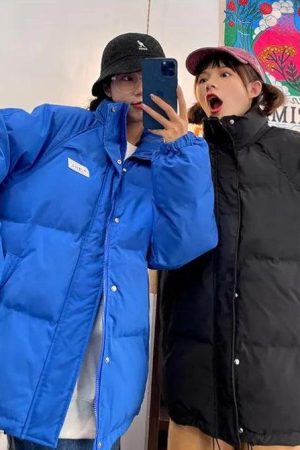 Quick Outfits, Modest Fashion Outfits Ideas Indie High Neck Puffer Jacket