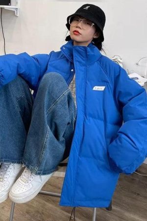 Quick Outfits, Modest Fashion Outfits Ideas Indie High Neck Puffer Jacket