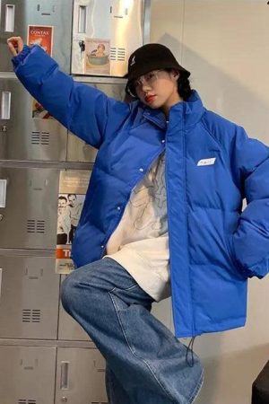 Quick Outfits, Modest Fashion Outfits Ideas Indie High Neck Puffer Jacket