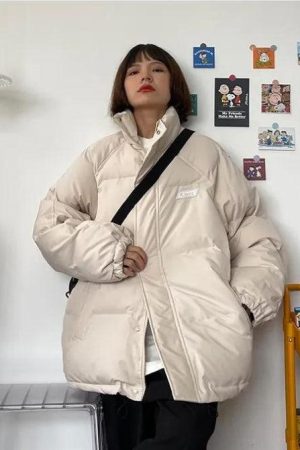Quick Outfits, Modest Fashion Outfits Ideas Indie High Neck Puffer Jacket